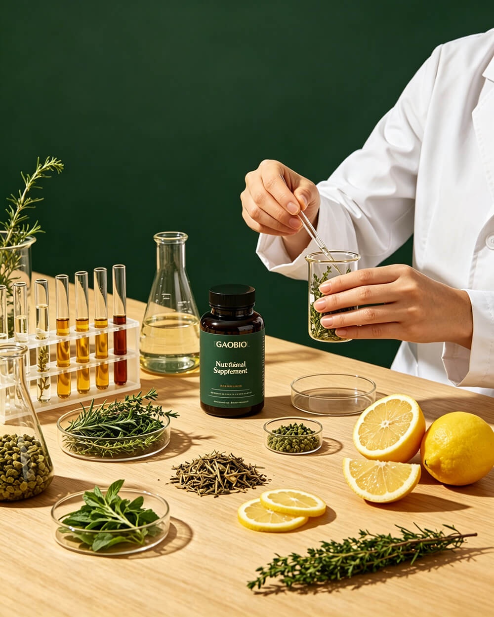 GAOBIO quality laboratory and supplement manufacturing