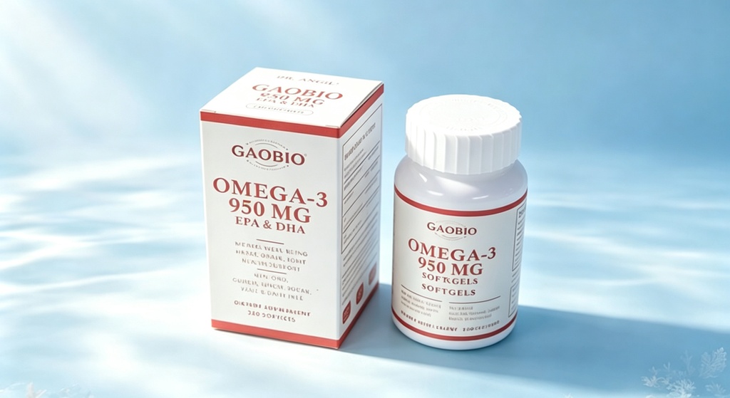 Omega-3 Fish Oil supplement bottle